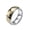 Gold, variant on Men's Soccer Pattern Band Rings Football Hexagonal Honeycomb Stainless Steel Simple Geometric Sport Daily Wear Statement Personalized Gift Jewelry Silver Plated 10