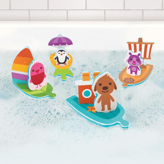 Sago Mini Bath Toys Foam Boats Set