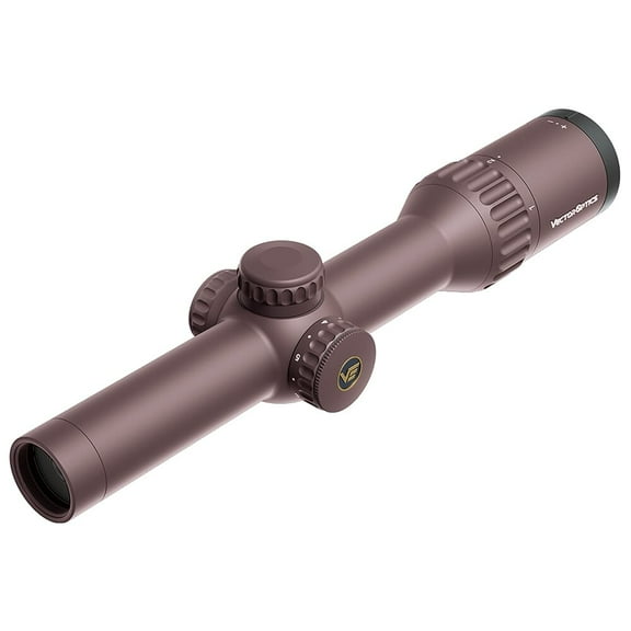 Vector Optics Continental x6 1-6x24 Coyote FDE Riflescope, 30mm Tube, Illuminated Reticle, IP67 Waterproof, 6x Zoom, Multi-Coated Lenses (SCOC-46)