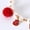 Red, variant on Mosey Lovely Pet Cat Collar Pom Pom   for Holiday   Bowknot Decor