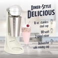 thumbnail image 4 of Nostalgia Two-Speed Electric Milkshake Maker and Mixer, 16 Oz Stainless Steel Cup, Cream, 4 of 8
