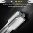 thumbnail image 3 of Uxcell Hand Plug Tap M28 x 2 H2 Thread Plug Style Screw Tapping Threading Tool, 3 of 6