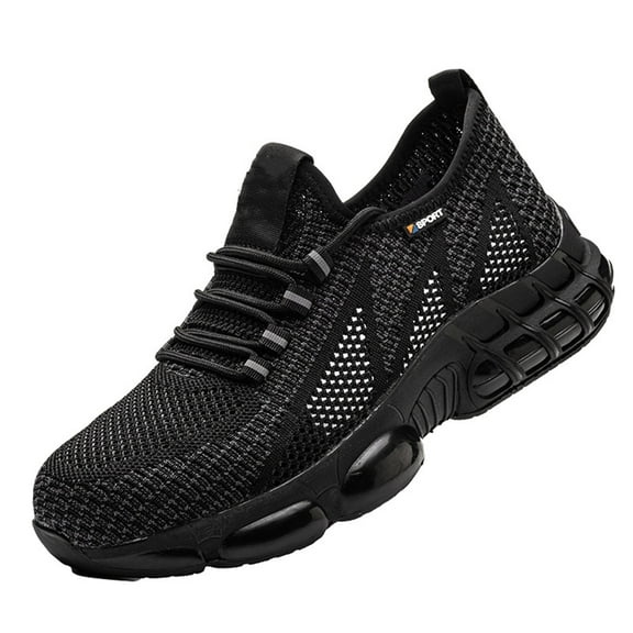 Safety Trainers Men Women Safety Shoes Steel Toe Cap Lightweight Work Shoes Non Slip Breathable Puncture Proof