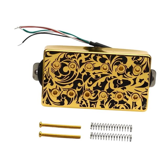 Pastilla Humbucker de doble bobina, reemplaza el accesorio fácil de instalar, pieza de guitarra eléctrica de 7.5K/15K para escenario, banda de 52 mm