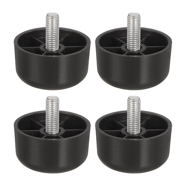 Ahlsen Paquete De 4 Patas De Muebles, Patas De Mesa De Metal Triangulares Modernas Patas De Muebles Con Horquilla Para Gabinetes Sofa Negro 17cm 83802071