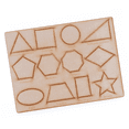 thumbnail image 2 of Tablero Didactico De Madera Figuras Geométricas Politec, 2 of 2