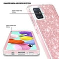 thumbnail image 3 of For Samsung Galaxy A51 5G Case, with Built-in Screen Protector, Nagebee Full-Body Protective Rugged Bumper Cover, Shockproof Durable Case (Pink Glitter), 3 of 6