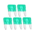 thumbnail image 1 of Unique Bargains 5 Pcs Mini 40AMP APM/ATM Universal Car Fuse Blade Style Fuses Short Circuit Protection Automotive Car Boat Truck SUV RV Plastic Metal Green 30A, 1 of 7