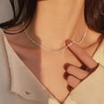 thumbnail image 1 of Romantic Simple Small Heart-shaped Necklaces Exquisite Crystal Zircon Pendant Gold Color Clavicle Chain Women‘s Wedding Jewelry, 1 of 7