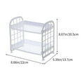 thumbnail image 6 of Double-Layer Kitchen Storage Rack, Sink & Countertop Organizer with Drainage Filter, Non-Slip & Rust-Proof for Easy Utensil Drying, Ideal for Small Spaces and Kitchen Counter Organization Aestivo, 6 of 8