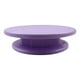 thumbnail image 2 of giratorio para tartas, soporte antideslizante para tartas, giratorio para decoración de tartas, de cocina, herramienta para hornear Púrpura Macarena tocadiscos para decorar pasteles, 2 of 7