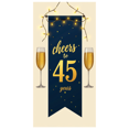 thumbnail image 3 of Black Banner with Cheers to 45 Years Text, Party Decorations Backdrop, Perfect for Anniversary Party Celebration Photography Props Event Decor Background Party Supplies, 3 of 4