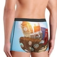 thumbnail image 4 of Kdxio Men's Boxer Briefs with Trip to London Print - Comfortable and Breathable Underwear for Everyday Wear, 4 of 7