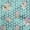 Aqua Blue, variant on oneOone Viscose Chiffon Dark Blue Fabric Geometric Sewing Craft Projects Fabric Prints By Yard 42 Inch Wide-7G