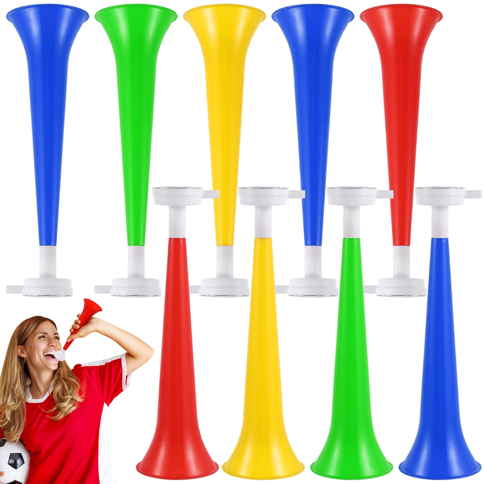 GOGO 100 Stück Thunder Sticks – Aufblasbare Bam-Bam-Stäbe, Noisemaker Für Sport, Partys, Events