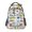 SASASX273, variant on Gentleman hipster seamless pattern Backpacks with Safety Reflective Strips, Travel Bag, Backpack
