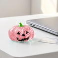 thumbnail image 4 of Voglyf Halloween Pumpkins Stress Balls Fidget Toys, Small Pastel Glitter Pumpkin Decor for Halloween Tabletop Mantle Tiered Tray Farmhouse Indoor Party Centerpiece Holiday Decoration Gift,Red, 4 of 8