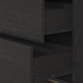 thumbnail image 5 of Oxylife 3 Drawer Dresser Nightstand with Metal Legs,Bedroom,Black, 5 of 7