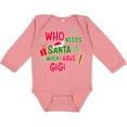 thumbnail image 3 of Inktastic Who Needs Santa when I Have Gigi Boys or Girls Long Sleeve Baby Bodysuit, 3 of 5
