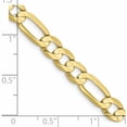 thumbnail image 5 of 10K Yellow Gold 6mm Concave Open Figaro Chain (26 X 6) Made In South Africa 10lf160-26, 5 of 5