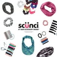 thumbnail image 6 of (2 pack) Scunci Earth-Friendly Planet Sustainable Ponytail Holder Hair Ties, Black, 32 Ct, 6 of 7