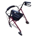 thumbnail image 2 of Andadera Ortopedica Eko-Mobility Rollator de Acero con Bolsa Roja, 2 of 9