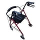 thumbnail image 2 of Andadera Ortopedica Eko-Mobility Rollator de Acero con Bolsa Roja, 2 of 9