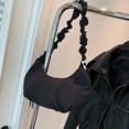 thumbnail image 4 of Bolso bandolera para mujer Correa de hombro ajustable Bolsos de mano fruncidos Monedero de moda retro, 4 of 9