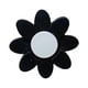 thumbnail image 4 of Amortiguador de raqueta de tenis con forma de flor, accesorio deportivo profesional a prueba de golpes Negro, 4 of 9