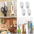 thumbnail image 4 of Gancho adhesivo de 4 piezas, gancho de pared para baño, gancho de pared para baño de acero inoxidable, para el hogar, cocina, baño(Plata) Excelente Rendimiento ER0000378tss, 4 of 5