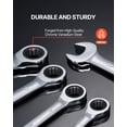 thumbnail image 4 of VEVOR Combination Wrench Set 16-Piece Metric 8 mm to 24 mm with Organizer Rack, 4 of 9