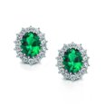 thumbnail image 3 of 3Pcs/Set Oval Faux Gem Full Rhinestone Charm Earrings Necklace Ring Lady Jewelry, 3 of 8
