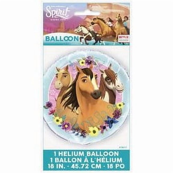 Spirit Riding Free 18 Inch Foil Balloon