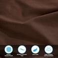 thumbnail image 3 of Sateen-Finish Cotton Pillowcase Set - Standard Size, Mocha, 3 of 5
