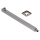 thumbnail image 1 of Brazo de Ducha, El Brazo de Extensión de la Ducha Montada en la Pared Brazo de Estilo Moderno Cepillado NPT1/2 Acero inoxidable de Rosca para Baño Para Banarse, 1 of 7
