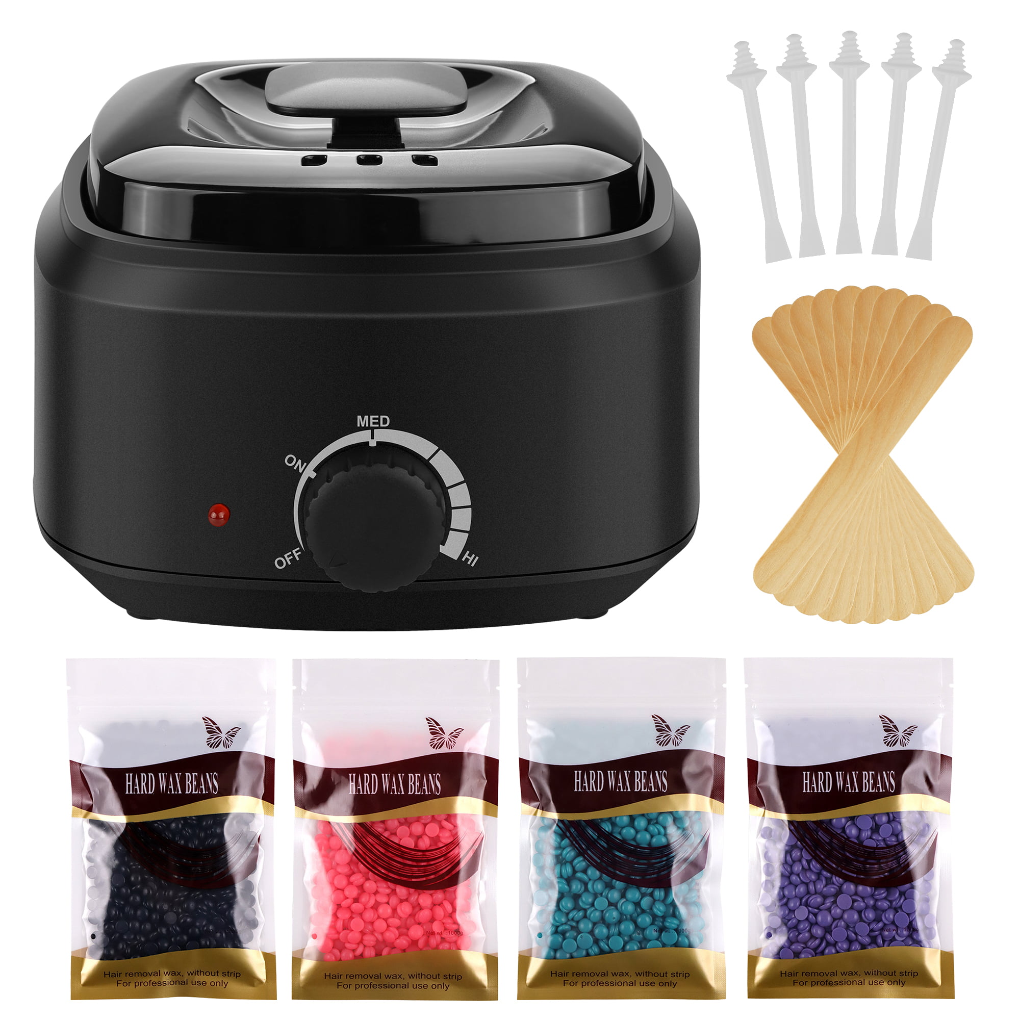 Buy Electric Hair Removal Wax-melt Machine Wax Heater 100g Beans 20pcs Wood  Stickers Paraffin Wax Warmer Machine Hand Spa Tool from Zhengzhou YEARTE  Import & Export Co., Ltd., China