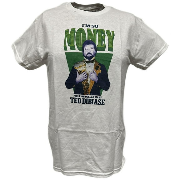 I'm So Money Million Dollar Man Ted Dibiase Legends Mens White T-shirt L