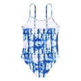 thumbnail image 3 of 4-8T Little Girls Swimsuit Printed One-Piece Adjustable Swimwear Kids Bathing Suit with UPF 50+ Sun Protection, 3 of 4
