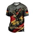 thumbnail image 3 of Letdown Soccer Shirts for Men Spain Crewneck Short Sleeve Casual French Tee Sportswear Athletic Tee Top Summer Graphic Tee Tops for Daily Wear, 3 of 3