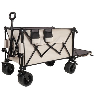 Snapklik.co : TIBER RIDGE 51.2 Extended Collapsible Wagon Cart