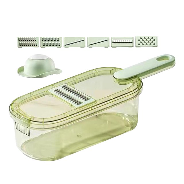 Cortadora de verduras mandolina de cocina Macarena 9 piezas acero inoxidable 304