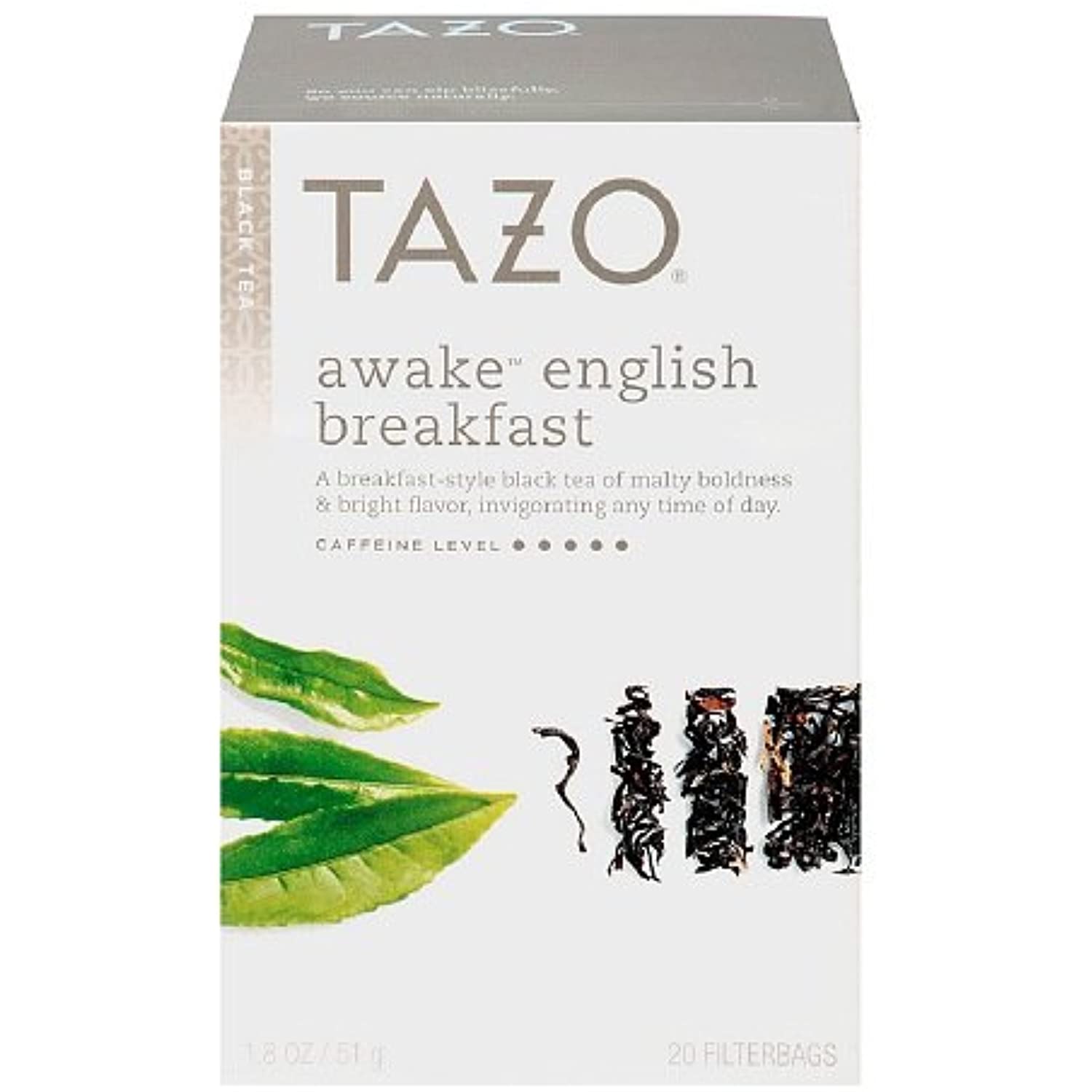Tazo Black Tea, Awake, English Breakfast 20 Bags (Pack Of 2)