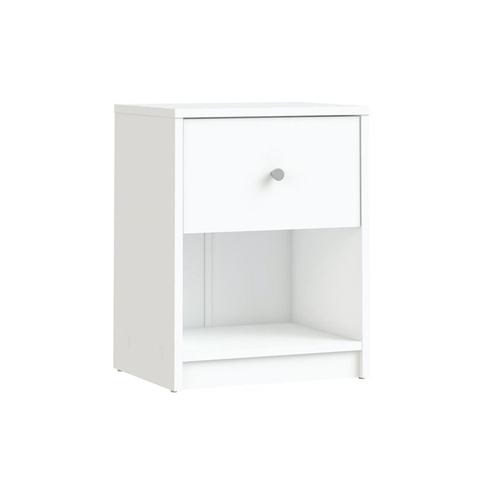 Home Square 4 Piece Bedroom Set With Dresser, Chest and 2 Nightstands in White