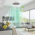 Socket Fan Light, Socket Fan Ceiling Fan with Light and Remote, LED Light Bulb Fan, Screw in