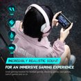 thumbnail image 3 of HECATE by Edifier G2BT Casque de Jeu Bluetooth, Rose, 3 of 7