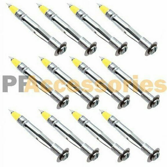 12 Pcs Heavy Duty #6 - 1-1/2" inch Hollow Wall Anchors for 1/2" Drywall Board