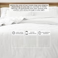 thumbnail image 6 of Solid Quilt Set - Lightweight, Soft, All-Season - 2-Piece Dot Stitch Ruffled Bedding Set (Twin / Twin XL, White), 6 of 6