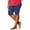 Blue, variant on Mifsaly Plus Size Womens Capri Pants Scalloped Hem High Waisted Yoga Capris Soft Comfortable Stretch Workout Knee Length Leggings Hot Pink,XXXL