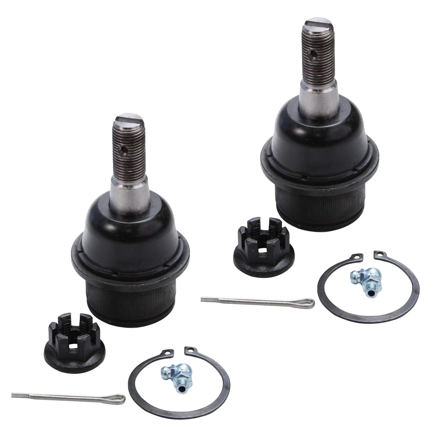 Detroit Axle - Front 8pc Wheel Bearing Hubs Kit for Buick Rainier Chevy Trailblazer EXT GMC Envoy XL XUV Saab 9-7X Isuzu Ascender Oldsmobile Bravada, Wheel Bearings Hubs CV Axles Ball Joints