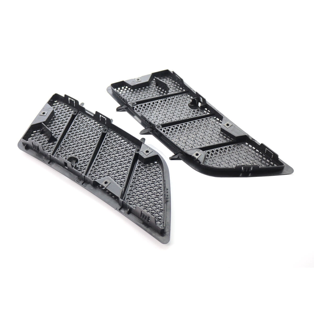 Partscollect Pair Left & Right Hood Air Vent Grill Cover Insert Mesh Compatible for Mercedes Benz W164 ML350 ML550 ML63 GL320 GL350 GL450 GL550 2008-2011 Replaces OE# 1648804405 1648804305
